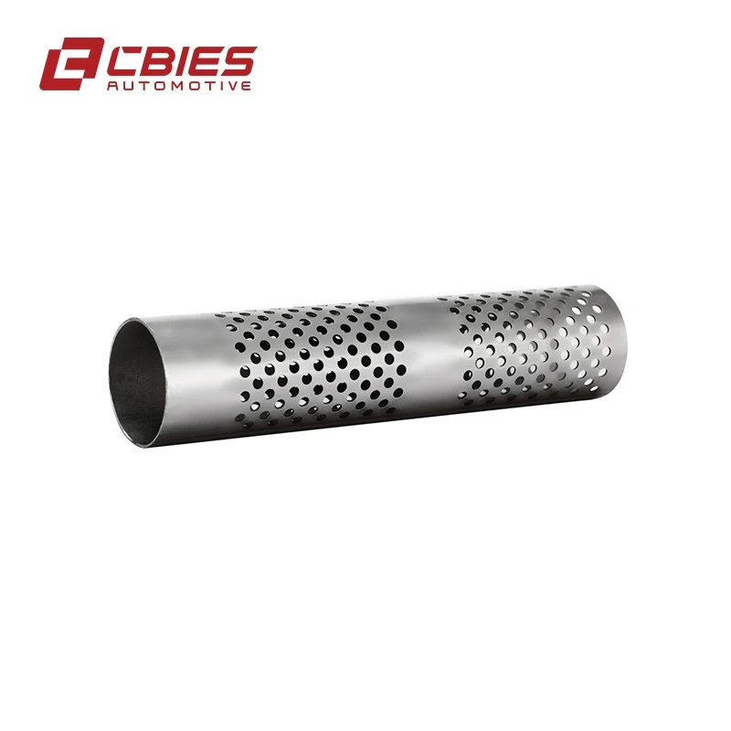 How does an automotive exhaust stainless tube interact with a catalytic converter? - image 1
