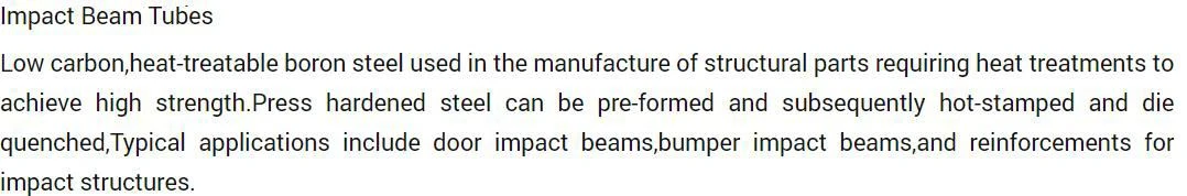 Front And Rear Impact Beams thumbnail 2